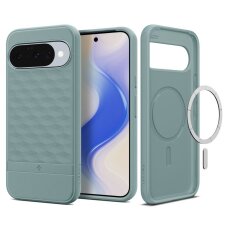 Google Pixel 10 / 10 Pro Spigen Parallax Mag MagSafe dėklas – žalias Google Pixel 10 / 10 Pro Spigen Parallax Mag MagSafe dėklas – žalias