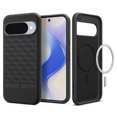 Google Pixel 10 / 10 Pro dėklas Spigen Parallax Mag, MagSafe – matinės juodos