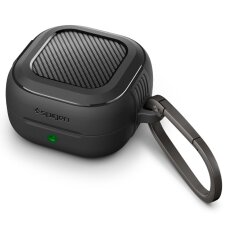 Samsung Galaxy Buds 4 / 4 Pro Spigen Rugged Armor dėklas – matinė juoda