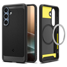 Spigen Sustiprintas Armor Mag MagSafe Dėklas Samsung Galaxy S25 - Juodas
