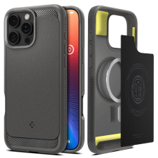 Spigen Sustiprintas Armor MagSafe Dėklas skirtas iPhone 16 Pro - Pilkas