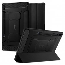 DĖKLAS SPIGEN RUGGED ARMOR ”PRO” SKIRTAS GALAXY TAB S7+ PLUS 12.4 T970/T976 JUODAS