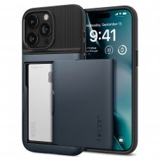 Spigen Slim Armor CS case for iPhone 15 Pro Max - blue