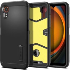 Samsung Galaxy Xcover 7 Pro dėklas Spigen Tough Armor – juodas