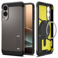 Samsung Galaxy S25 Edge Spigen Tough Armor MagSafe dėklas - pilkas/juodas