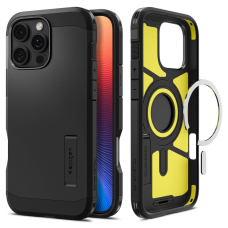 Spigen Tough Armor MagSafe Dėklas su stoveliu skirtas iPhone 16 Pro Max - Juodas