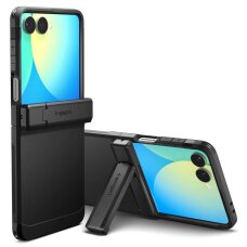 Samsung Galaxy Z Flip 7 dėklas Spigen Tough Armor Pro Mag, MagSafe – juodas