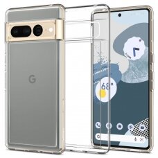 Dėklas Spigen Ultra Hybrid case for Google Pixel 7 Pro Skaidrus