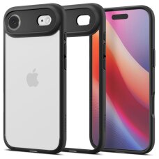 iPhone 17 Air dėklas Spigen Ultra Hybrid – matinės juodos