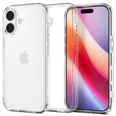 iPhone 17 dėklas Spigen Ultra Hybrid – skaidrus