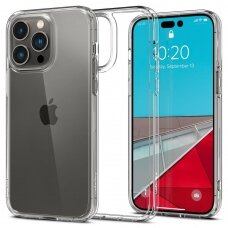 Dėklas Spigen ULTRA HYBRID IPHONE 14 PRO MAX Skaidrus