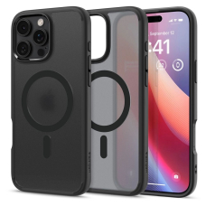 Spigen Ultra Hybrid Mag Dėklas with MagSafe skirtas iPhone 16 Pro - Juodas