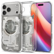 iPhone 17 Pro Max dėklas Spigen Ultra Hybrid, MagSafe, Neo One – titano spalvos