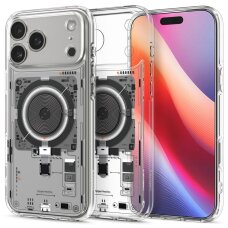 iPhone 17 Pro Neo One dėklas Spigen Ultra Hybrid su MagSafe – skaidrus