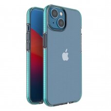 Dėklas Spring Case for iPhone 14 šviesiai mėlynas