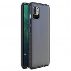 Dėklas Spring Case TPU Xiaomi Redmi Note 10 5G / Poco M3 Pro Juodais kraštais