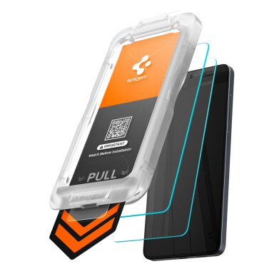 Samsung Galaxy S26 Spigen Glas.tR EZ Fit Pro HD grūdintas stiklas (2 vnt.)