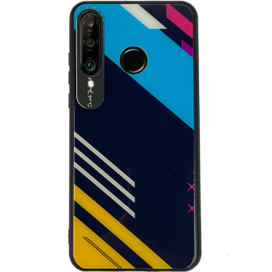 Spalvotas Apsauginis Dėklas Color Glass Huawei P30 Lite Pattern 2 Spalvotas Apsauginis Dėklas Color Glass Huawei P30 Lite Pattern 2