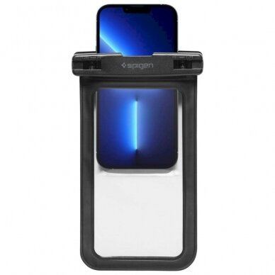 Spigen A601 UNIVERSAL WATERPROOF CASE Juodas 2 Spigen A601 UNIVERSAL WATERPROOF CASE Juodas 2
