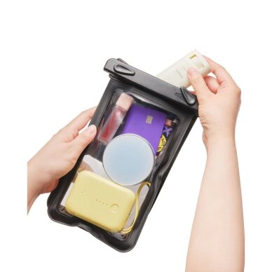 Spigen A603 vandeniui atsparus dėklas – juodas 5