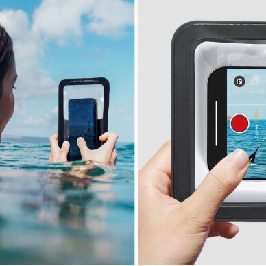 Spigen A603 vandeniui atsparus dėklas – juodas 8