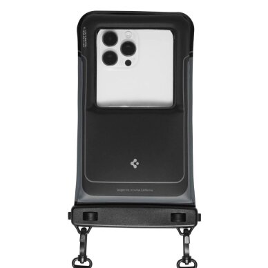 Atsparių dėklų rinkinys 2vnt Spigen A611P – matinės juodos spalvos 2