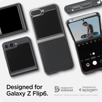 Spigen Airskin dėklas Samsung Galaxy Z Flip 6 - permatomas 11