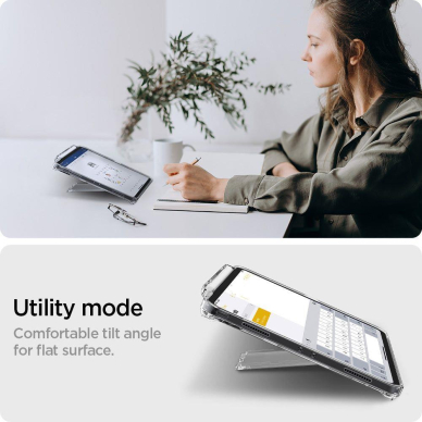 Dėklas Spigen AIRSKIN HYBRID IPAD PRO 12.9 2021 / 2022 Skaidrus 11