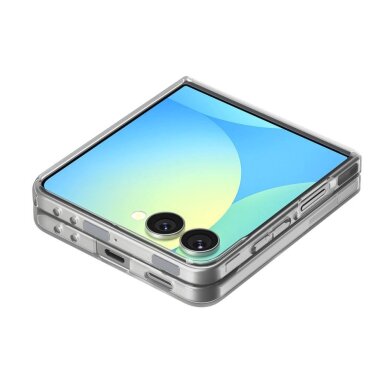 Samsung Galaxy Z Flip 7 dėklas Spigen AirSkin Mag su MagSafe – skaidrus ir baltas 7