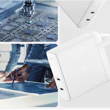 Spigen ArcStation Pro įkroviklis + USB-C 140W kabelis – baltas 2