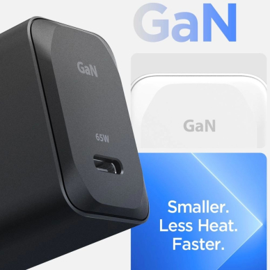 Spigen ArcStation Pro įkroviklis + USB-C 65W kabelis – baltas 4