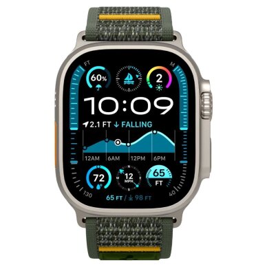 Apple Watch 44 / 45 / 46 / 49 mm Spigen Athlex Air dirželis – žalias 1 Apple Watch 44 / 45 / 46 / 49 mm Spigen Athlex Air dirželis – žalias 1