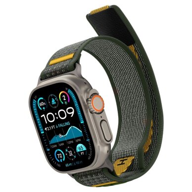 Apple Watch 44 / 45 / 46 / 49 mm Spigen Athlex Air dirželis – žalias 10
