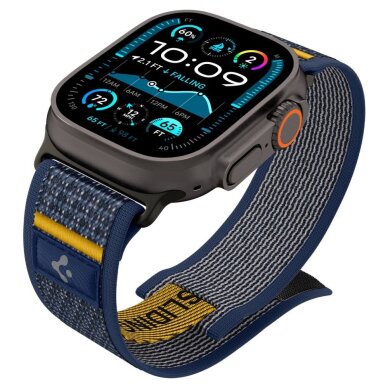 Apple Watch 44 / 45 / 46 / 49 mm Spigen Athlex Air dirželis – tamsiai mėlynas 8