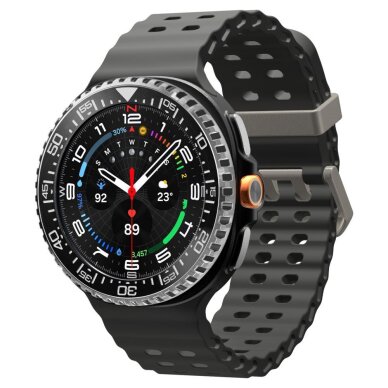 Samsung Galaxy Watch 8 Classic 46 mm Spigen Bezel Tune Pro Diver dėklas – juodas 1