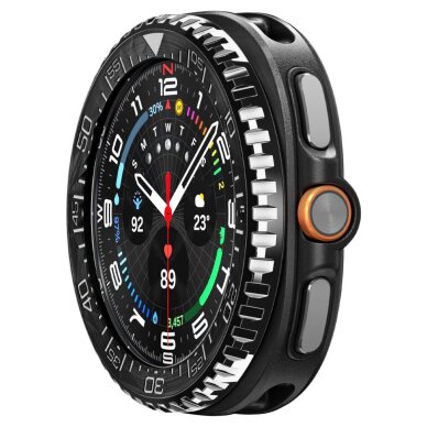 Samsung Galaxy Watch 8 Classic 46 mm Spigen Bezel Tune Pro Diver dėklas – juodas 7 Samsung Galaxy Watch 8 Classic 46 mm Spigen Bezel Tune Pro Diver dėklas – juodas 7
