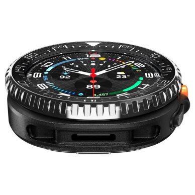 Samsung Galaxy Watch 8 Classic 46 mm Spigen Bezel Tune Pro Diver dėklas – juodas 8