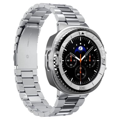 Samsung Galaxy Watch 8 Classic 46 mm Spigen Bezel Tune Pro Pilot dėklas – sidabrinis 7 Samsung Galaxy Watch 8 Classic 46 mm Spigen Bezel Tune Pro Pilot dėklas – sidabrinis 7