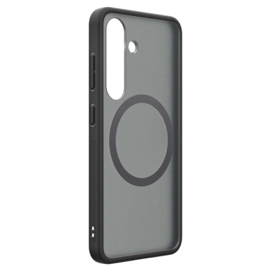 Spigen Capella GP-FPS931PGBJW Silikoninis Dėklas with MagFit Magnetinis Ring skirtas Samsung Galaxy S25 - Juodas 3
