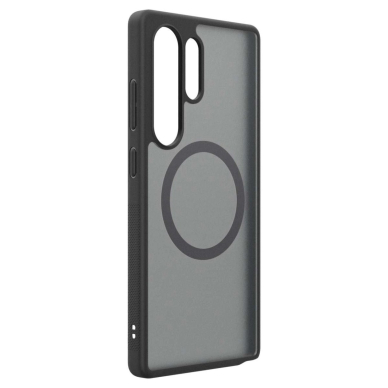 Spigen Capella GP-FPS938PGBJW Silikoninis Dėklas with MagFit Magnetinis Ring skirtas Samsung Galaxy S25 Ultra - Juodas 3