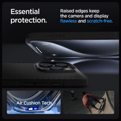 Spigen Core Armor Dėklas skirtas iPhone 16 Pro Max - Matinis Juodas 9