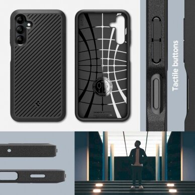 Dėklas Spigen Core Armor case for Samsung Galaxy A15 4G / 5G - Matinis Juodas 13