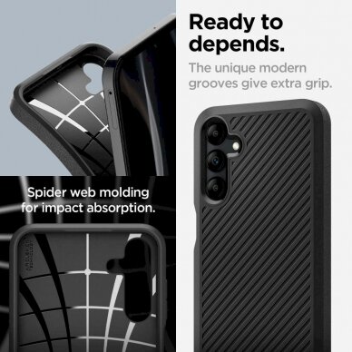 Dėklas Spigen Core Armor case for Samsung Galaxy A15 4G / 5G - Matinis Juodas 9