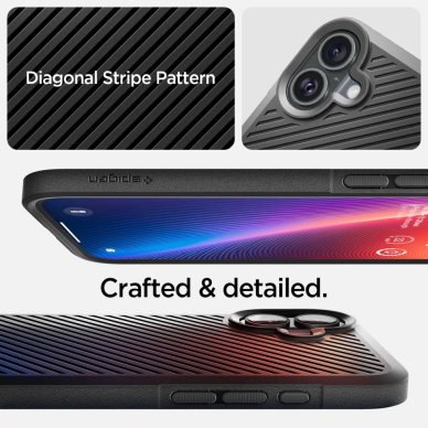 Spigen Core Armor iPhone 16 Dėklas - Matinis Juodas 6 Spigen Core Armor iPhone 16 Dėklas - Matinis Juodas 6