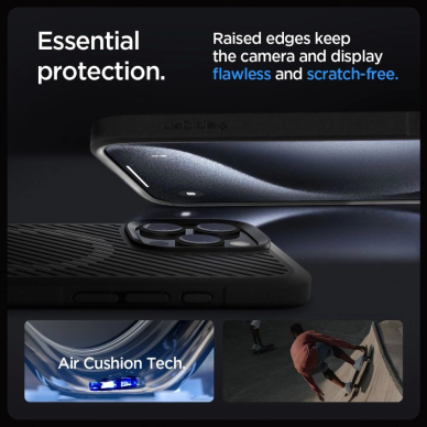 Spigen Core Armor Mag Dėklas with MagSafe skirtas iPhone 16 Pro - Matinis Juodas 9