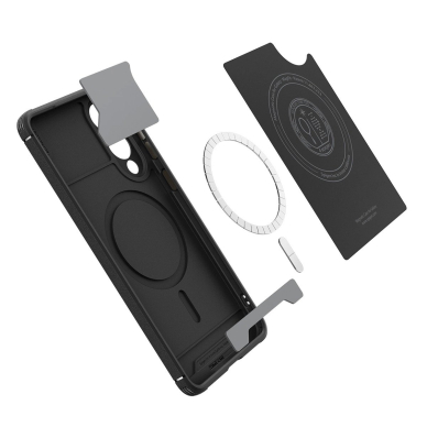 Samsung Galaxy S25 Edge Spigen Core Armor Mag dėklas su MagSafe - juodas 7