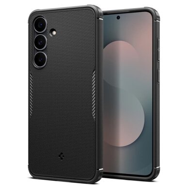 Samsung Galaxy S25 FE Spigen Core Armor Mag MagSafe dėklas – matinės juodos spalvos