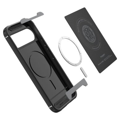 Google Pixel 10 / 10 Pro Spigen Core Armor MagSafe dėklas - matinės juodos 7 Google Pixel 10 / 10 Pro Spigen Core Armor MagSafe dėklas - matinės juodos 7