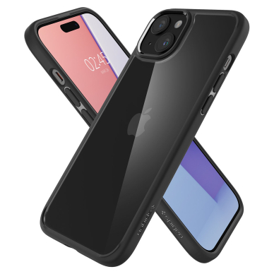 Dėklas Spigen Crystal Hybrid, matte Juodas - iPhone 15 Plus 6 Dėklas Spigen Crystal Hybrid, matte Juodas - iPhone 15 Plus 6