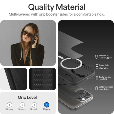 Spigen Cyrill Classic Charm Magsafe iPhone 16 Pro Max Dėklas - Juodas 8 Spigen Cyrill Classic Charm Magsafe iPhone 16 Pro Max Dėklas - Juodas 8